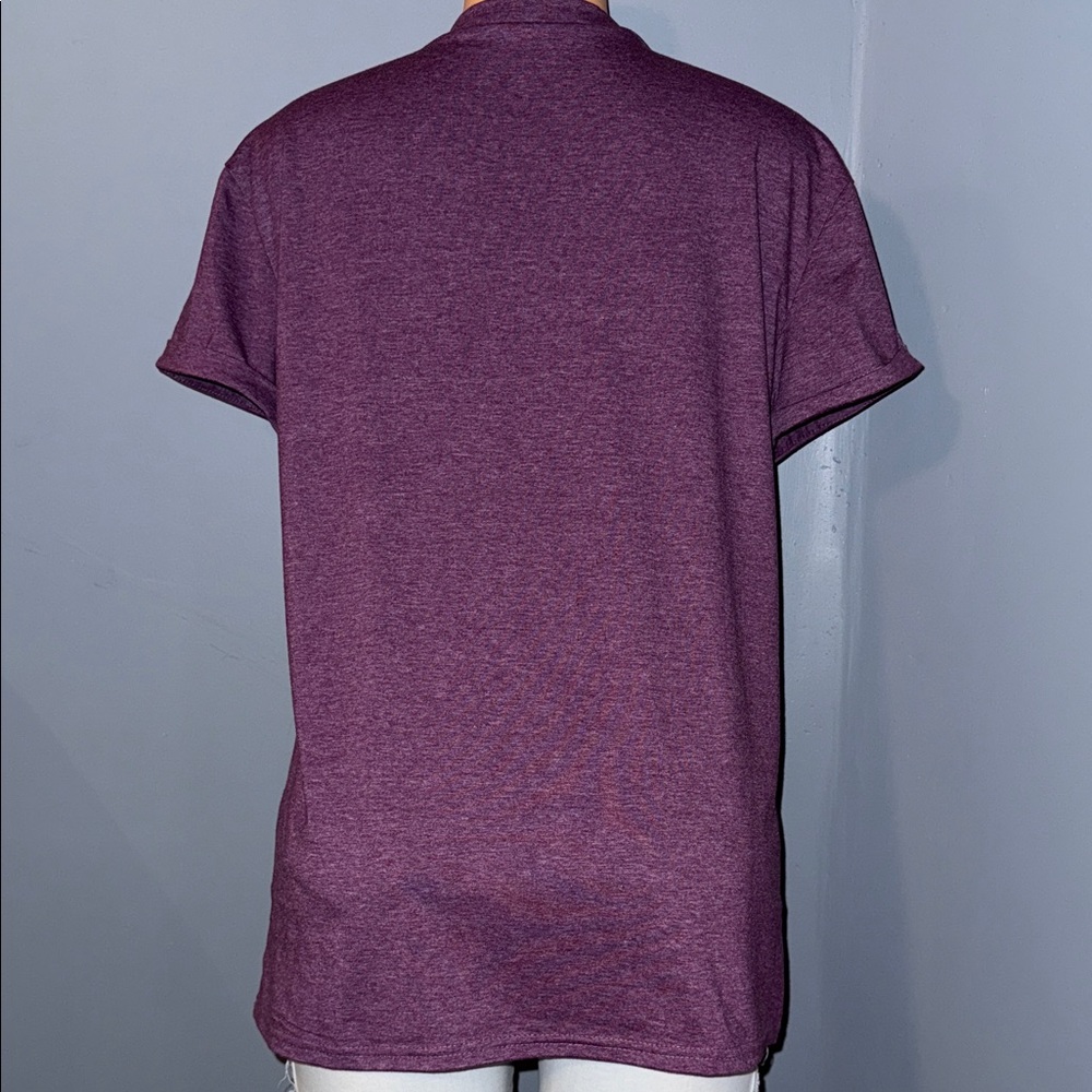 Purple Graphic Tee - Fall Sweet Fall - Size Large - Picture 4 of 7